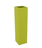 Acabado mate Vondom Maceta Torre Cuadrada, Pistacho, 35x35x100 cm, 44135