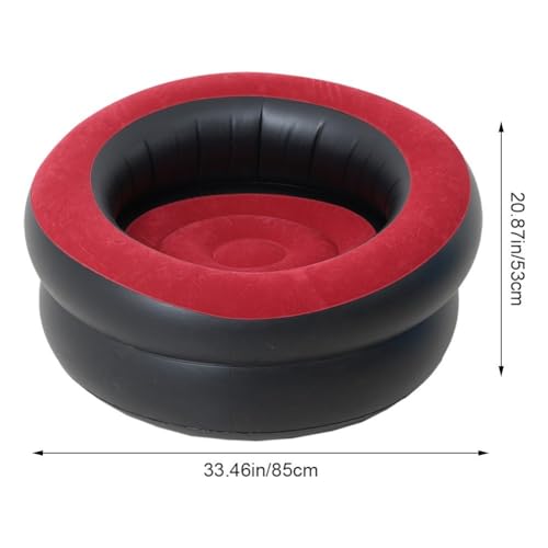 Chaise longue gonflable et canapé de salon confortable avec surface de flocage - 3