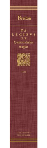 de Legibus Et Consuetudinibus Angliae, Libri Quinque: In Varios Tractatus Distincti, Ad Diversorum E
