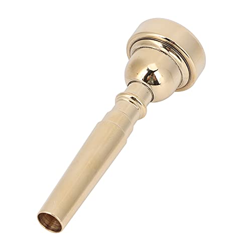 Professional Brass Trumpet Mouthpiece for Musicians and Versatile Horn Accessory Performance Accessories (Gold 5C)