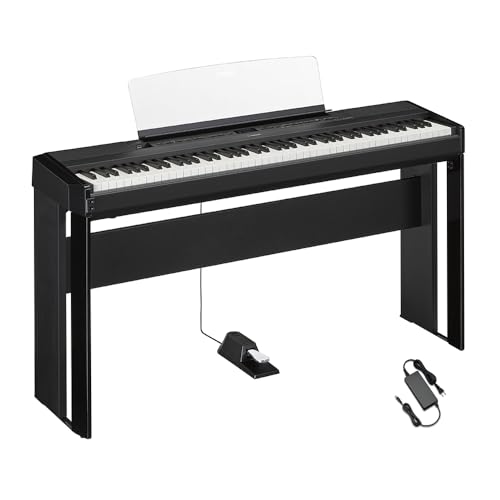 YAMAHA P-525B ブラック 電子ピアノ 88鍵盤 専用スタンドセット ヤマハ