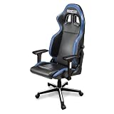 SPARCO ICON SKY NR/AZ - Sedia gaming, Sedia ufficio, Ergonomica, Regolabile, Pistone certificato, braccioli 2D, Nero Azzurro