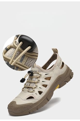 Men's Large-Size Bag-Style Head-Covering Sandals | Breathable Perforated Mesh Upper Beach Shoes | Soft Sole Casual Sports Footwear2