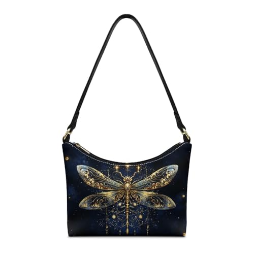 Image of Handbag for Women Leather Underam Shoulder Bag with Zipper Fashion Work Purse Waterproof Travel Wallet