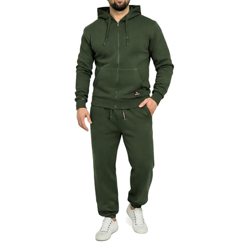 Höhenhorn Cozalp męski dres do joggingu, dres treningowy, dres domowy, zielony, XL
