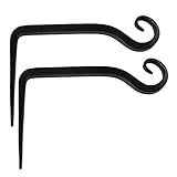 ganchos hierro colgar Se puede utilizar como un soporte de barra de cocina, soporte de barra de cortina, o soporte de botella de vidrio, etc.