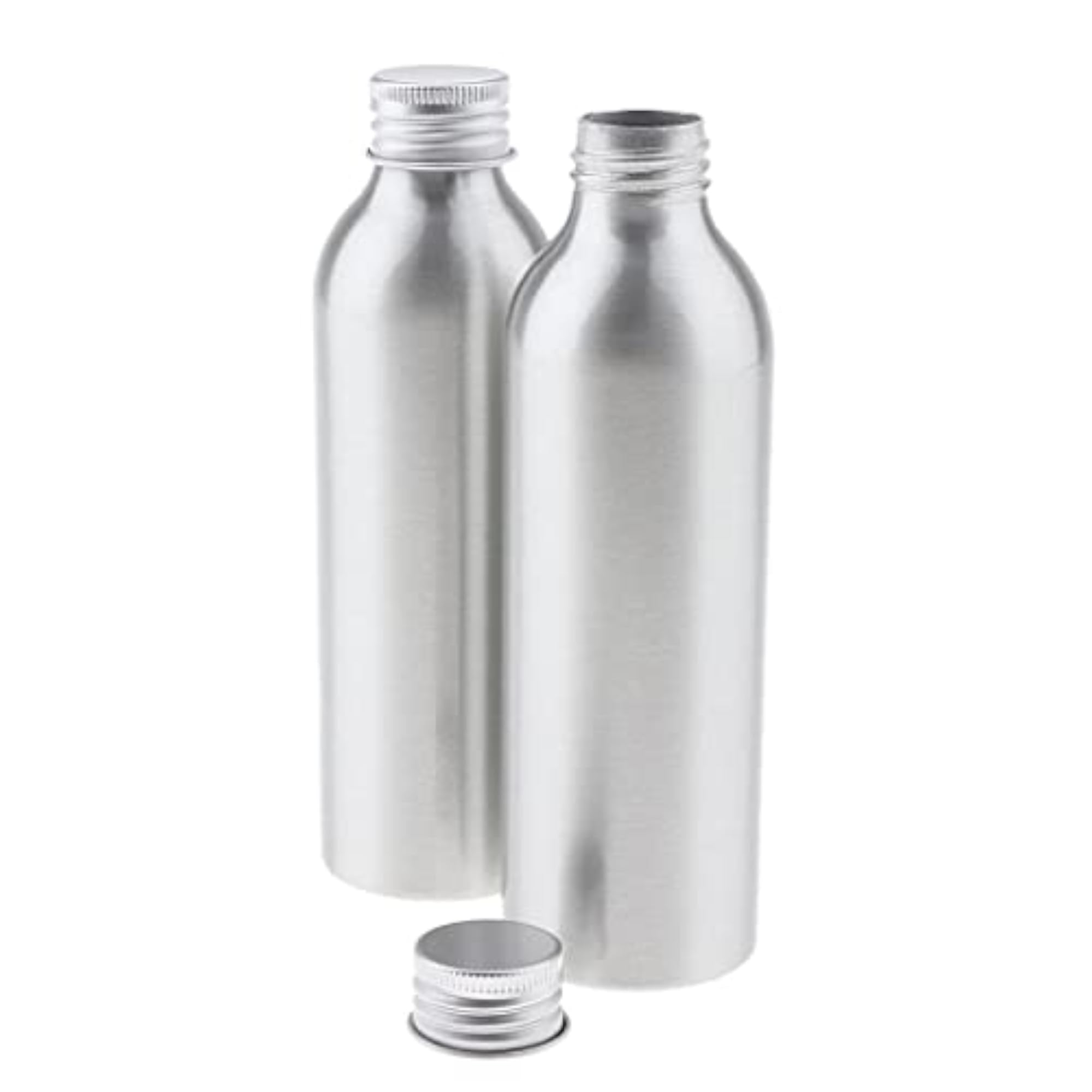 2x2pcs Empty Aluminum Bottle Cosmetic Storage Containers