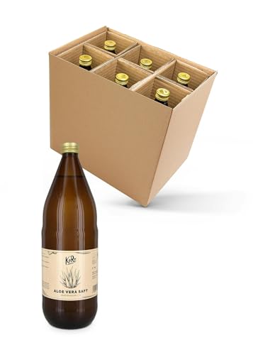 KoRo - Jus frais d'aloe vera bio 6 x 1 L