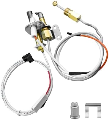 Bradford White Gas Hot Water Heater - Which One Stands Out? 8 Water Heater Natural Gas Pilot Assembly Fit for Bradford White Honeywell Nat 17/26 Water Heater CS8840A1-104, Thermocouple Pilot Spark lgnitor Kit Replace 233-47845-05 415-47845-05