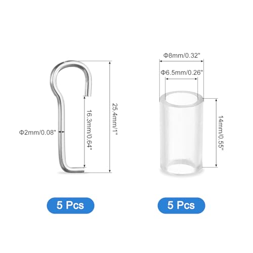 Gancho de inclinación para persiana horizontal, piezas de riel de cabeza cuadrada de 1" 3