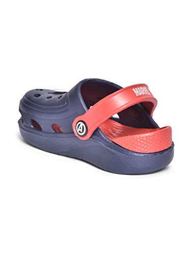 Image of Marvel Avengers by Toothless Kids Boys Navy /Red Clogs