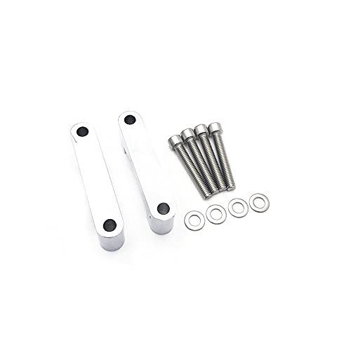 Motobiker 21" Front Fender Bracket Compatible with Harley Electra Glide Road King Street Glide FLTR FLHR 96-13 FLHX 07-13(Chrome) - Thumbnail 4
