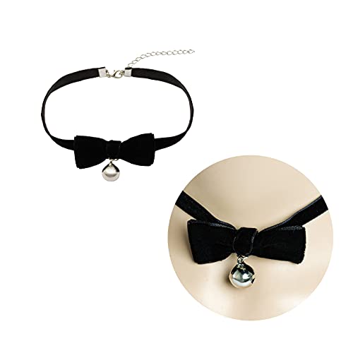 Obmwang 4 Pieces Black Cat Costume Set Cat Ears Headband Tail Bowtie Tutu Skirt For Kids Halloween Cosplay Party Decoration thumb #4