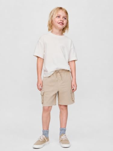 Image of Alan Jones Clothing Boys Cargo Shorts | Heavy GSM Cotton Blend Fabric | Kids & Boys Age 5-16 Years