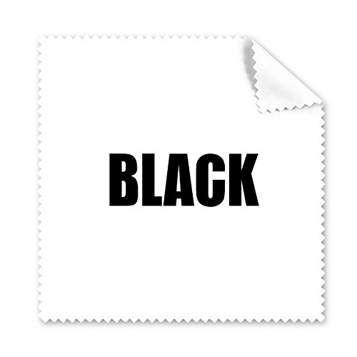 Chiffon de nettoyage noir pour lunettes et écran de téléphone pour éliminer les traces de doigts