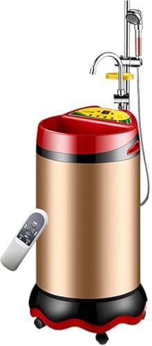 Calentador de agua eléctrico portátil, termostato inteligente con control remoto, sincronización de 24 horas para el hogar, viajes, camping