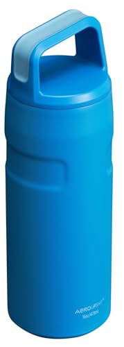 Image of Stanley IceFlow Cap and Carry Water Bottle | Wide Mouth Twist Lid | Lightweight & Leakproof for Travel & Sports | Insulated Stainless Steel | BPA-Free