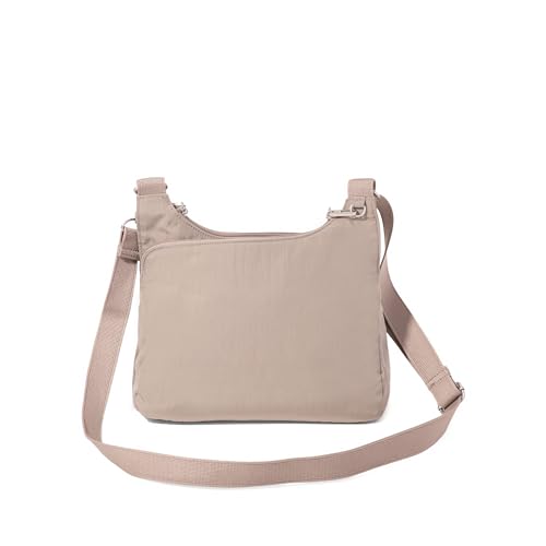 Image of Baggallini Securtex Anti-theft Crossover Crossbody Bag 11 inchw X 8.5 inchh, Rfid, Built-in Wallet, Locking Zippers