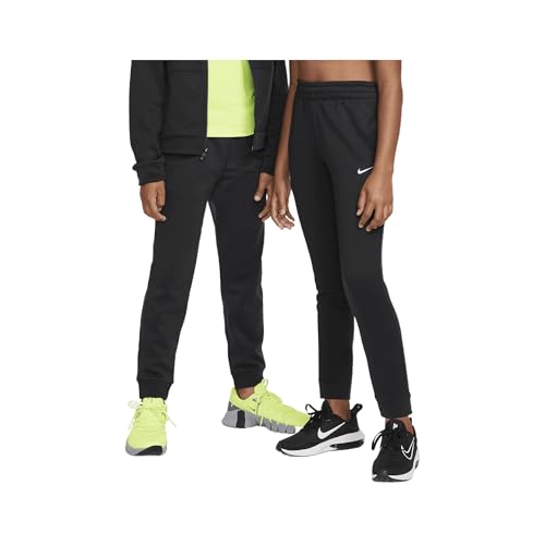 Nike Multi Stain Repel Big Kids' Therma-FIT Joggers (FZ5218-010, Black/White) Size Large
