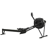 Murtisol Air Resistance Rowing Machine Air Rower 10 Level Adjustable Resistance with Smart Monitor for Home Use