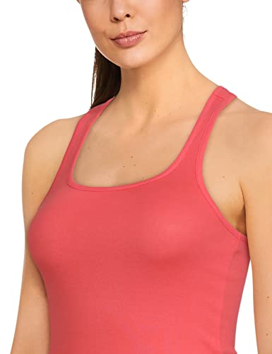 Image of Van Heusen Women's Racerback 100% Cotton Tank Top | Super Combed Cotton | Breathable Fabric | Anti-Bacterial Tech | Color Fresh Technology | Keeps You Fresh | Sweat Absorbent | Everyday Comfort | Style 11202 | Available in Pack of 1 & 2