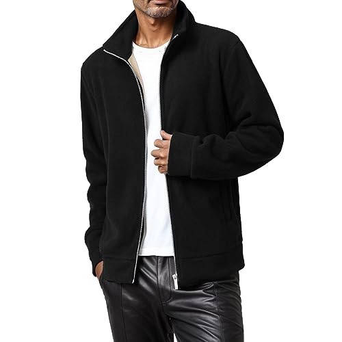 Veste grande taille homme jusqu'au 5xl blouson chaud polaire