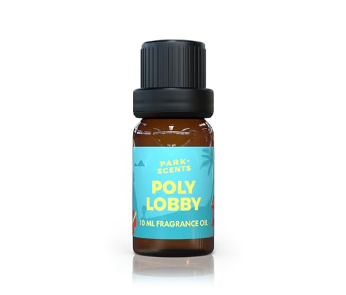 Park Scents Poly Lobby – Polynesian Resort Theme Park Hotel Inspired Fragrance Oil – USA Made – Luxury Scented Essential Oils for Diffusers for Home, Aromatherapy, Gifts for Women, Sister (10ml)