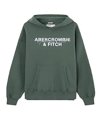 アバクロ Abercrombie&Fitchパーカーwx011モスグリーン (JP, アルファベット, S, モスグリーン)のサムネイル
