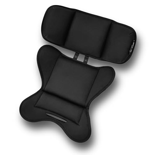 Inserção infantil compatível com Doona|Graco Snugride|Britax|Chicco Keyfit |Evenflo Pivot |Suporte de cabeça e corpo |Proteção contra impactos laterais para recém-nascidos |Acessórios Doona |Preto