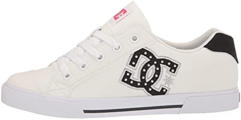 DC Women's Chelsea Low Top Casual Skate Shoe, White/Zebra, 10.5 | Image 7