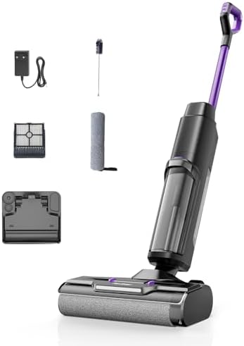 Aspirateur W15 laveur sans fil intelligent 45min autonomettoyant 65dB nettoyage des bords puissant