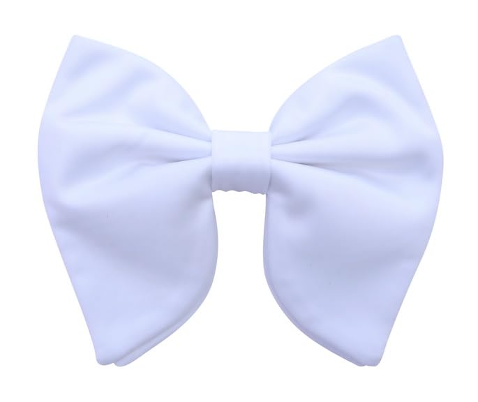 krawatte Men's Pre-Tied Solid Silk Bow Tie (White) – Classic Butterfly Style for Tuxedo, Wedding & Formal Occasions-picture-29