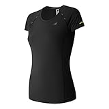 New Balance Women's NB Ice Short Sleeve, Black, Medium
