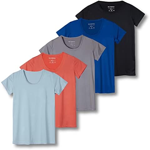 Real Essentials Women's Quick Dry Yoga Tops Cover