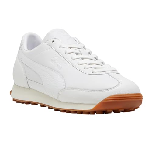 PUMA Mens Easy Rider Leather Lace Up Sneakers Shoes Casual - White - Size 6.5 M2