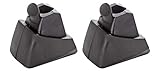 Verpackung: zwei Bremsen RAVEN Inliner-Bremse Bremsstopper Bremsklotz aus TPR Inlineskates Total, Team (Black)