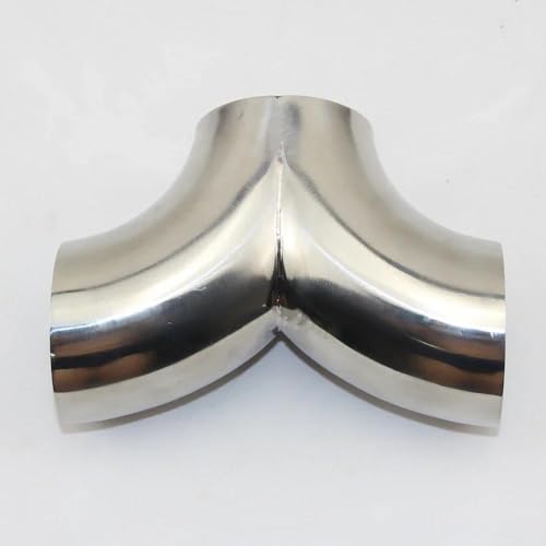Tubería 19-89 mm diámetro exterior codo forma Y para cola de escape inoxidable 5