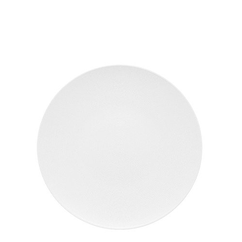 Rosenthal Thomas Loft White Dinner Plate / Modern Dinnerware / Porcelain / Unique Design / Concentric Lines / 11 Inch