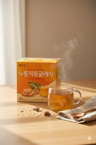 Damtuh Korean Roasted Rice & Solomon’s Seal Tea – Traditional Herbal Tea - Caffeine-Free, Sugar-Free, Non-Caloric, 40 Tea Bags (1.5g each)