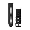 Garmin QuickFit 26 mm Watch Band – Black Silicone Band