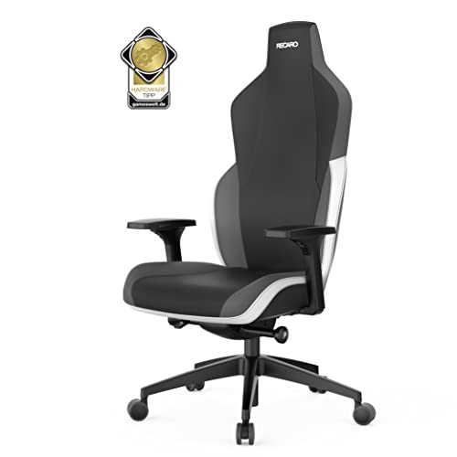 RECARO Rae Essential White I Sedia da scrivania e gaming di pregio I Sedia da ufficio ergonomica con rivestimento traspirante I Sedia girevole