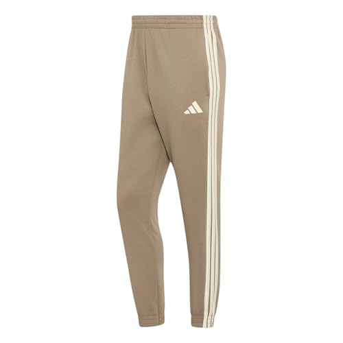 adidas Hombre Stadium Three Stripes Pants, Khaki Six, L