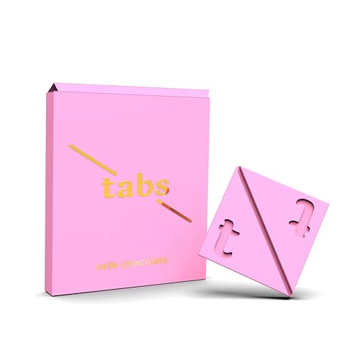 Image of Tabs Premium Dark Chocolate Kit | For Men & Women | For Couples | Gourmet Bars | Gifting & Special Moments | 1 Chocolates (20 Gram) | Anniversary, Valentine, Wedding & Birthday Gift Set