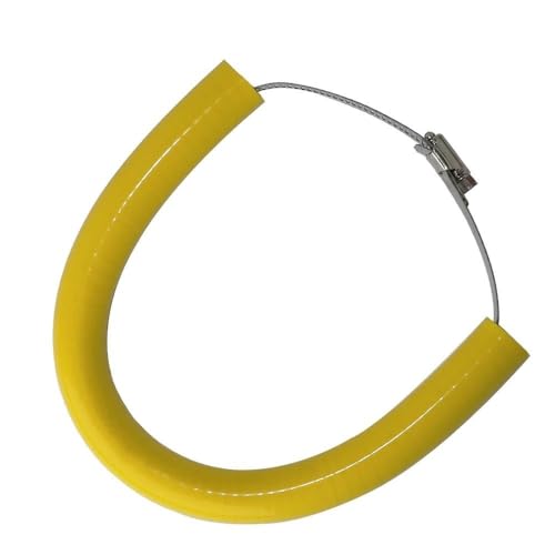 Couvercle de protection tuyau d'échappement silicone jaune premium