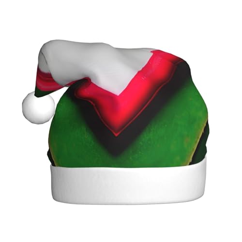 BrUgui - Gorro unisex de terciopelo para Navidad, fiesta festiva de Año Nuevo, accesorio festivo, sombrero de nieve de invierno, el regalo perfecto de Navidad, día de San Valentín, amor