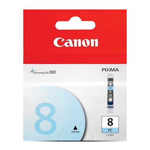 Canon CLI-8 Genuine Photo Cyan Ink Tank, Compatible with Pro9000, Pro9000 Mark II, iP6700D, iP6600D, MP970, MP960, and MP950 Printers