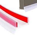Flexible Door Edge Banding, 2m Skirting Board Kitchen Skirting Profile Seal, Self-Adhesive Sealing Strip, Silicone Rubber Plinth Sealing Strip for Kitchen Plinths Bathroom Kitchen