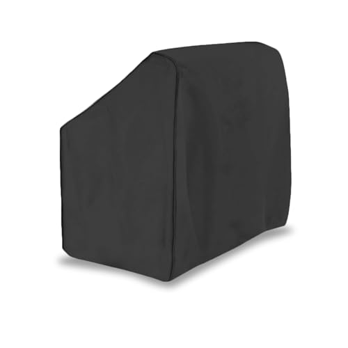 Boat Center Console Cover, 600D Marine Grade Polyester Canvas, Waterproof, Black, Up to 46