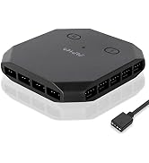Amazon.co.jp: ケースファン ARGB分岐ケーブル 延長ケーブル PCケース