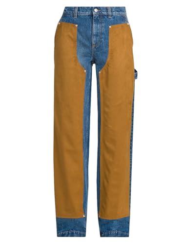 Faux-Suede High-Rise Straight-Leg Jeans